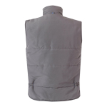 Multi-pocket polyester work vest with zip – 120 g/m2, Velilla