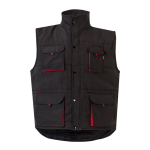 Multi-pocket polyester work vest with zip – 120 g/m2, Velilla second view