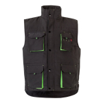 Multi-pocket polyester work vest with zip – 120 g/m2, Velilla second view