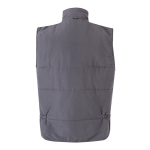 Multi-pocket polyester work vest with zip – 120 g/m2, Velilla