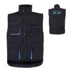 Multi-pocket polyester work vest with zip – 120 g/m2, Velilla main view