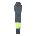 Plus-size multi-pocket work trousers – 210 g/m2 yellow colour fourth view