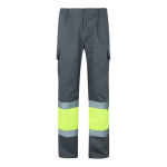 Polyester-cotton multi-pocket work trousers – 210 g/m2 yellow colour second view