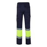 Polyester-cotton twill work trousers – 210 g/m2 yellow colour