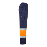 Polyester-cotton twill work trousers – 210 g/m2 orange colour fourth view