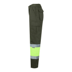 Unisex polyester-cotton work trousers – 210 g/m2 third view