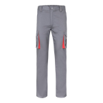 Two-tone stretch multi-pocket work trousers – 240 g/m2 red colour second view