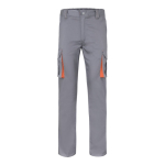 Two-tone stretch multi-pocket work trousers – 240 g/m2 orange colour second view