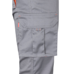 Two-tone stretch multi-pocket work trousers – 240 g/m2 orange colour fifth view