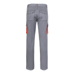 Two-tone stretch multi-pocket work trousers – 240 g/m2 orange colour