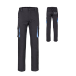 Two-tone stretch multi-pocket work trousers – 240 g/m2 main view