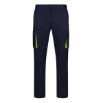 Two-tone multi-pocket work trousers – 240 g/m2 green colour second view