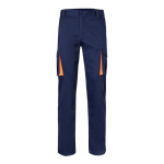 Two-tone multi-pocket work trousers – 240 g/m2 orange colour second view