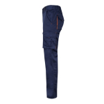 Two-tone multi-pocket work trousers – 240 g/m2 orange colour third view