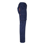 Two-tone multi-pocket work trousers – 240 g/m2 orange colour fourth view