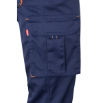 Two-tone multi-pocket work trousers – 240 g/m2 orange colour fifth view