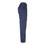 Two-tone multi-pocket work trousers – 240 g/m2 light blue colour fourth view