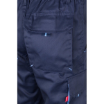 Two-tone multi-pocket work trousers – 240 g/m2 light blue colour sixth view