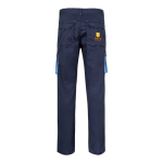 Two-tone multi-pocket work trousers – 240 g/m2 light blue colour