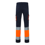 Plus-size multi-pocket work trousers – 240 g/m2 orange colour second view