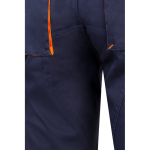 Two-tone cotton-polyester work shorts – 240 g/m2 orange colour seventh view