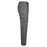 Twill multi-pocket work trousers – 200 g/m2 yellow colour fourth view