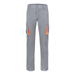 Twill multi-pocket work trousers – 200 g/m2 orange colour second view