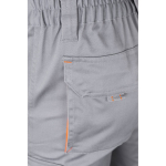 Twill multi-pocket work trousers – 200 g/m2 orange colour seventh view