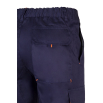 Cotton-polyester multi-pocket work trousers – 200 g/m2 orange colour sixth view