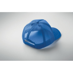 Polyester baseball cap with foam reinforcement, 150 g/m2 royal blue colour