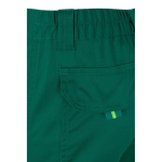 High-visibility cotton-polyester work trousers – 240 g/m2 green colour seventh view