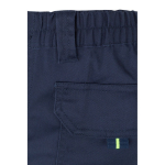 Two-tone stretch multi-pocket work trousers – 240 g/m2 yellow colour seventh view