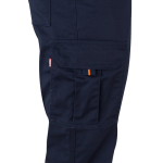 Two-tone stretch multi-pocket work trousers – 240 g/m2 orange colour fifth view