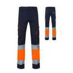 Two-tone stretch multi-pocket work trousers – 240 g/m2 main view