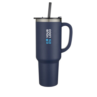 Copper double-wall vacuum-insulated straw cup, 1.2 L