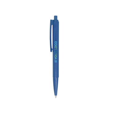 Recycled plastic pen with steel spring, black ink