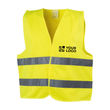 Polyester vest for high visibility security