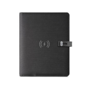 Folder with wireless charger, notepad, A5