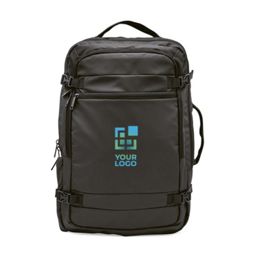 Backpack (RPET) with trolley strap and hidden pocket, 22 L