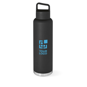 Recycled stainless steel bottle with carabiner, 1.5 L