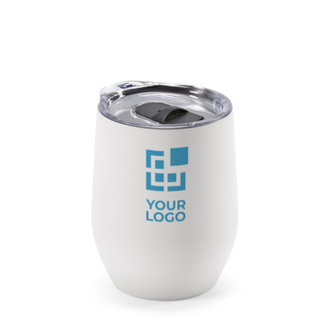 Recycled stainless steel thermal mug with lid, 310 ml