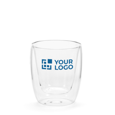 Double-walled glass borosilicate glass, 220 ml