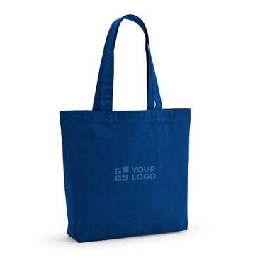 Shopping bag made from recycled cotton and polyester, 220 g/m2