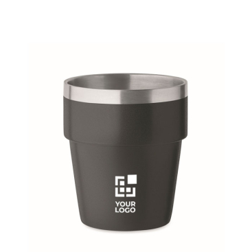 Stackable cup made of recycled stainless steel, 250ml