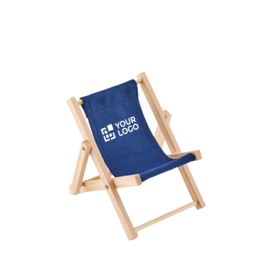 Original mobile phone stand in a deck chair shape