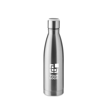 Steel bottle with hydration reminder, 500ml