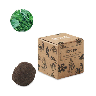 Plant set with herb seeds, delivered in a box