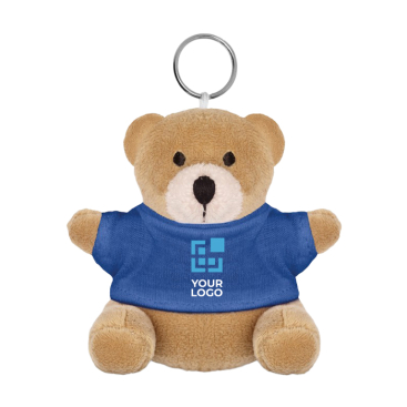 Keyring with teddy bear as a printable promotional gift