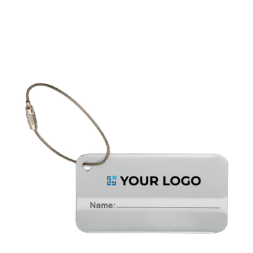 Aluminium luggage tag