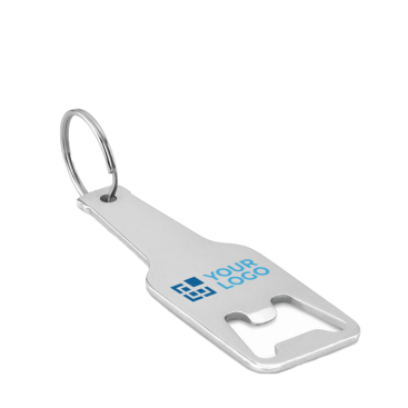 Bottle-shaped bottle opener for promotions